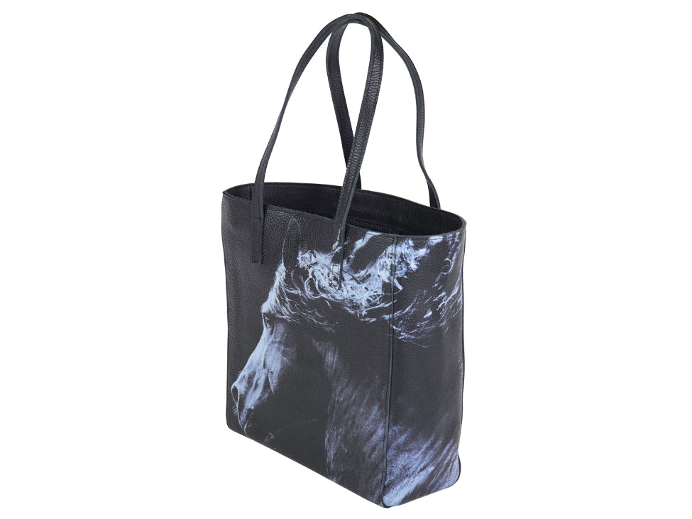 Black Horse Head Tall Tote