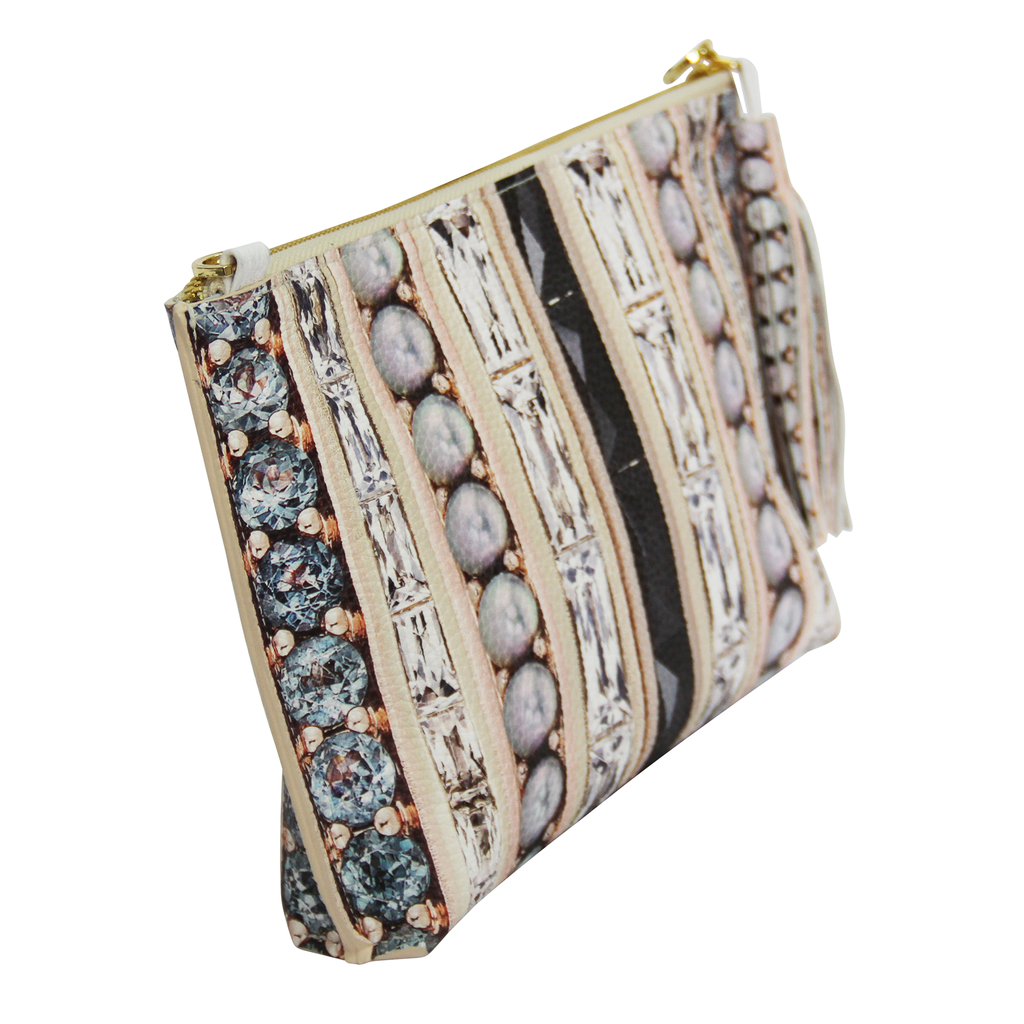 PG x JTJ Black & White Stack Soft Clutch