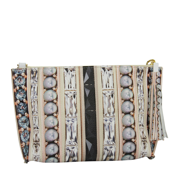 PG x JTJ Black & White Stack Soft Clutch