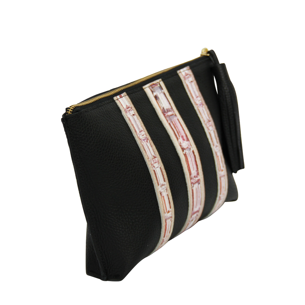 PG x JTJ Triple Racing Stripe Soft Clutch