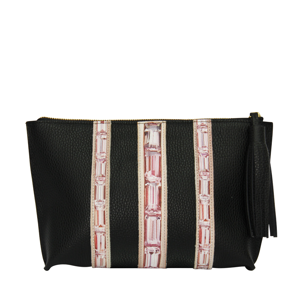 PG x JTJ Triple Racing Stripe Soft Clutch
