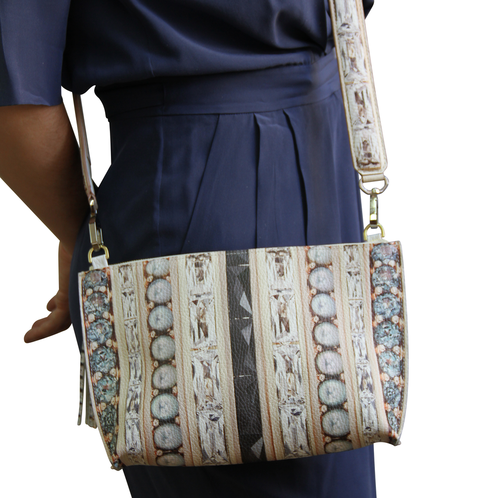 PG x JTJ Black & White Stack Soft Clutch