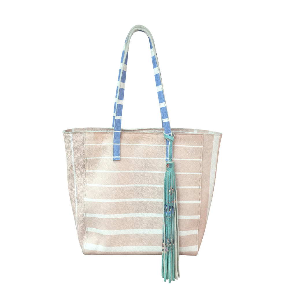 The Pink Stripes Tall Tote