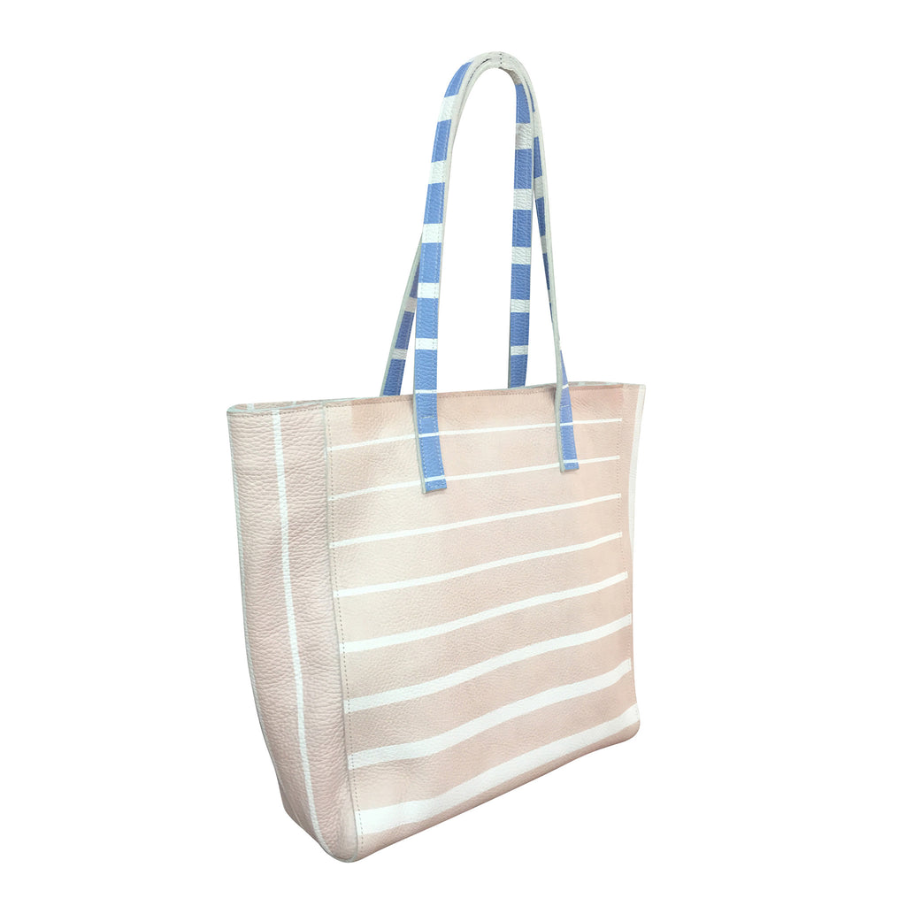 The Pink Stripes Tall Tote