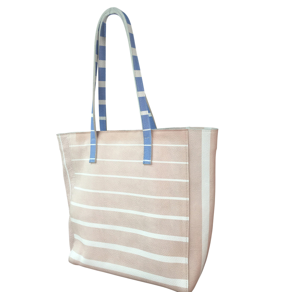 The Pink Stripes Tall Tote