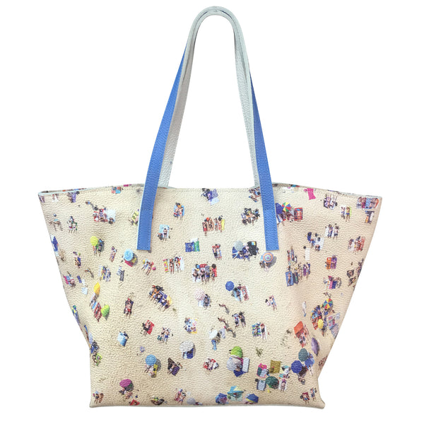 The Polka Dot Beach Wide Tote