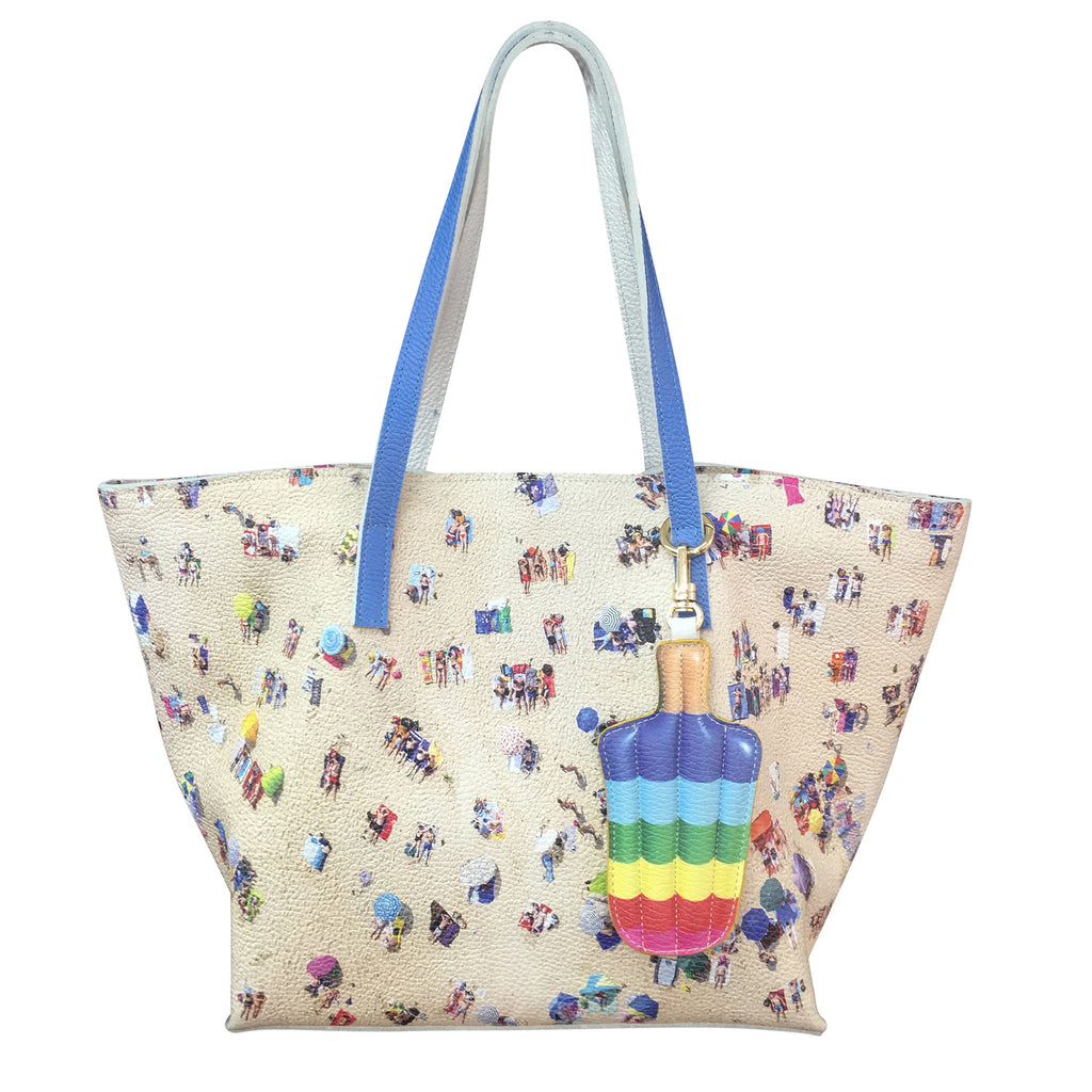 The Polka Dot Beach Wide Tote