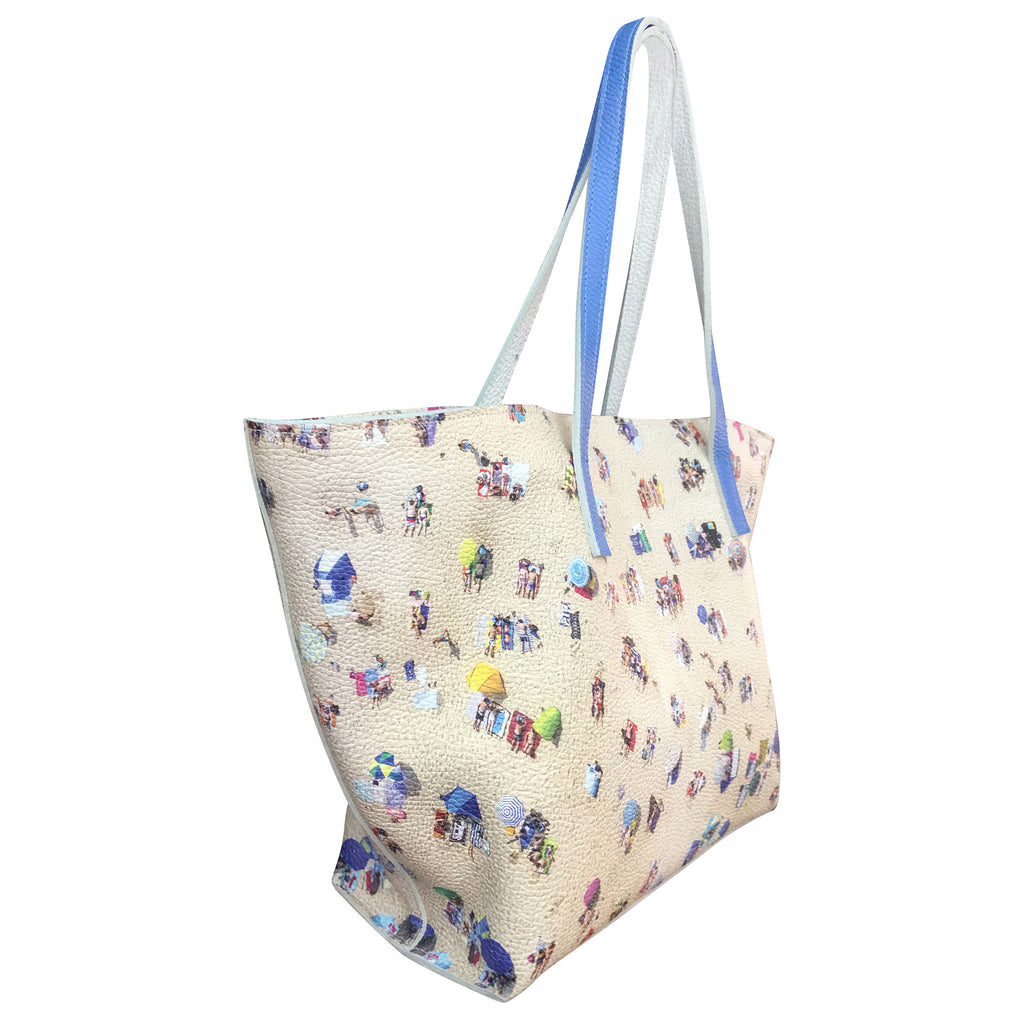 The Polka Dot Beach Wide Tote
