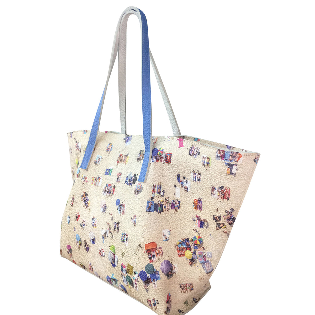 The Polka Dot Beach Wide Tote