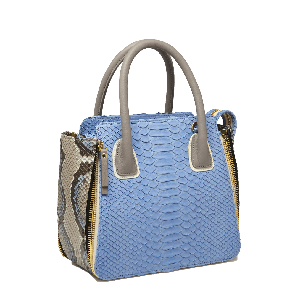 The Sky Blue Python Blakeley Bag