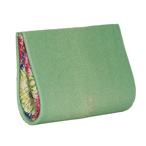 The Mint Stingray and Magenta Tie Dye Python Classic Clutch
