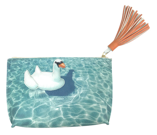 The Swan Floatie Soft Clutch