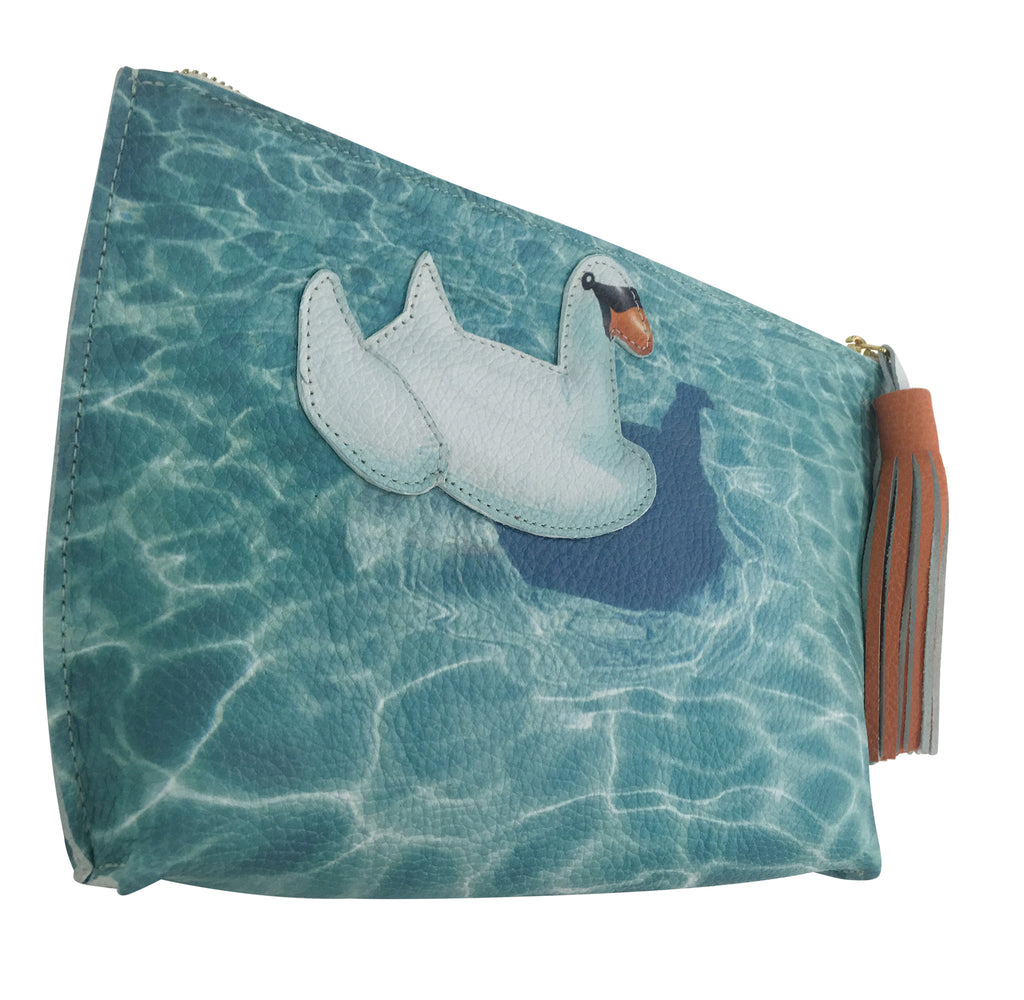 The Swan Floatie Soft Clutch
