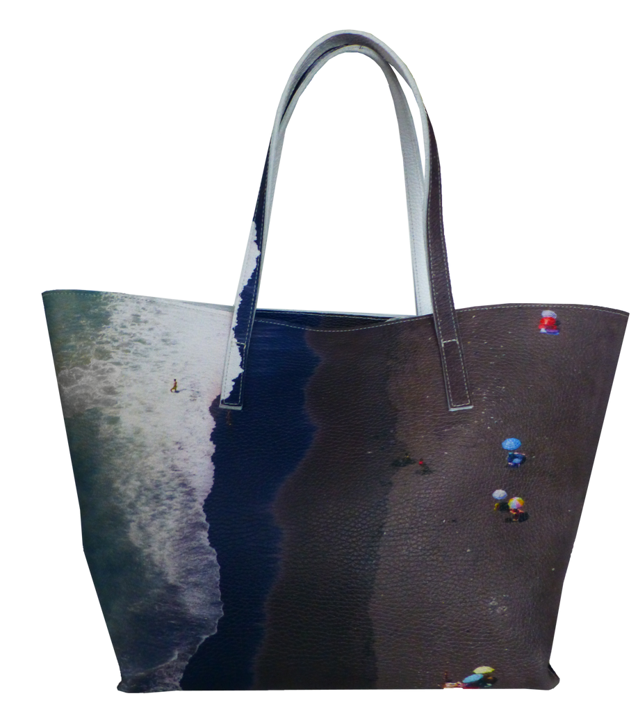 The Dark Beach Wide Tote
