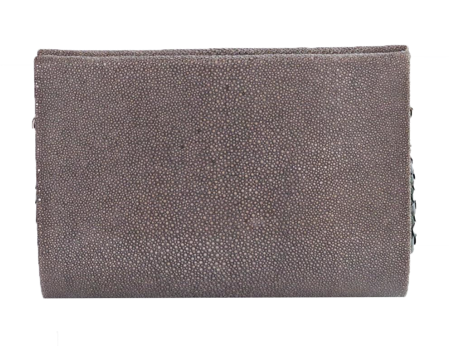 Mink Stingray & Python Classic Clutch